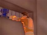 Uncertain that the proposed special effects techniques would work on film, the Walt Disney Studios commissioned Steven Lisberger to create a short test reel.  The thirty-second film was shot in both the Vista-Vision and 35mm anamorphic formats using actors dressed in light gray costumes against white backgrounds.

Each frame of this live-action shoot was enlarged onto 11