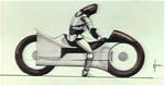 The design of the Lightcycles proved to be a challenge for the computer animators at MAGI because Syd Mead's original designs were too complex to be realized by their system.  MAGI's computer imaging system used simple geometric shapes (primitives) as building blocks.  These did not easily lend themselves to creating complex vehicles.

Designer Syd Mead discusses the challenge of designing the Lightcycles within the limited constraints of MAGI's computer imaging capabilities: 